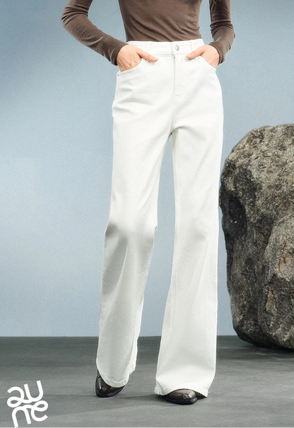 Denim Autumn New Retro Lycra Micro Flare Pant Jeans