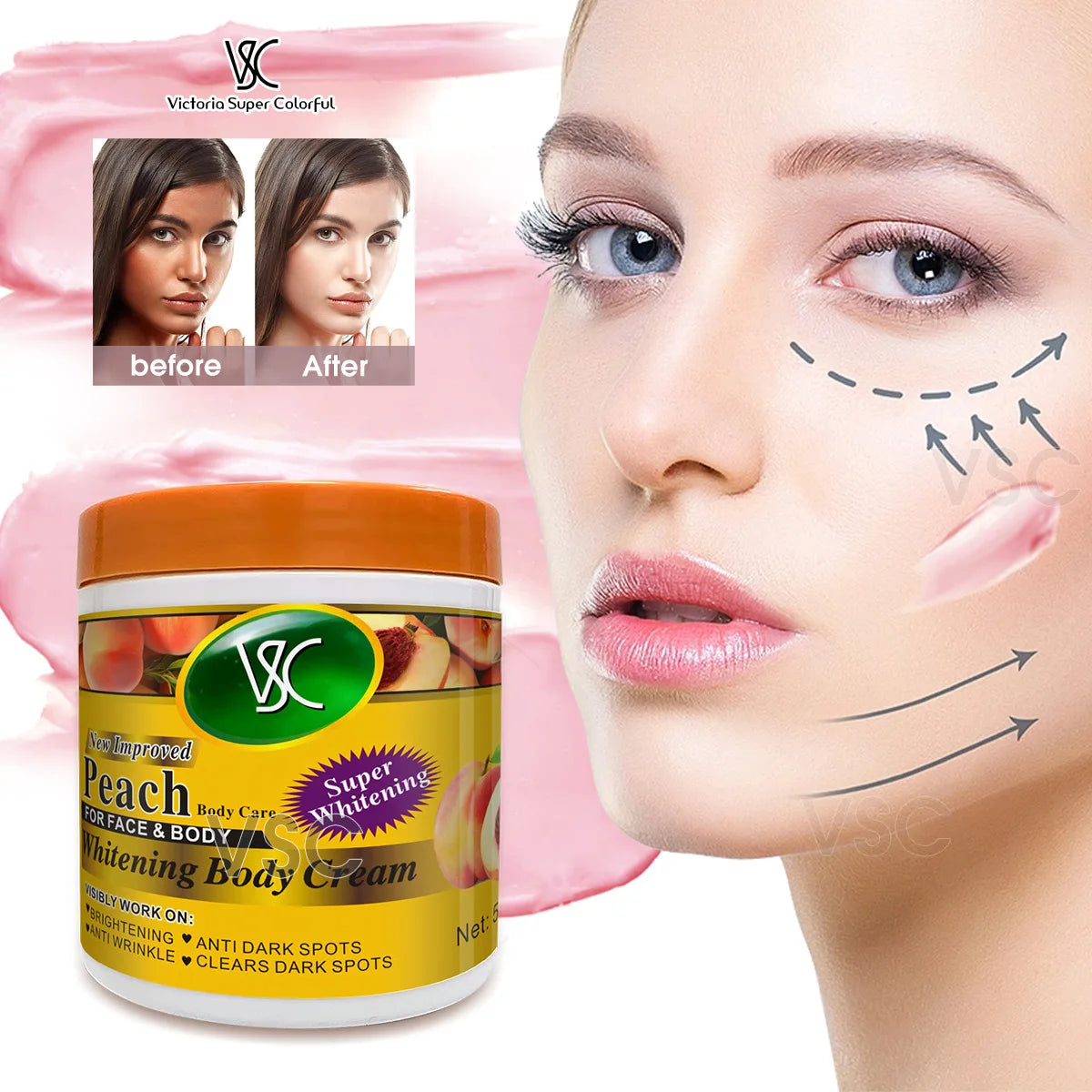 Loción corporal hidratante de cúrcuma