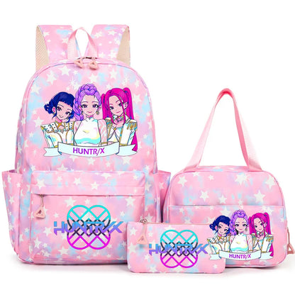 3Pcs/Set KPop Demon Hunter School Bags