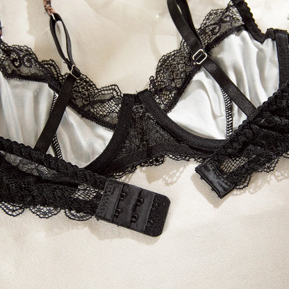 Leopard Print Bra Set Sexy lingerie