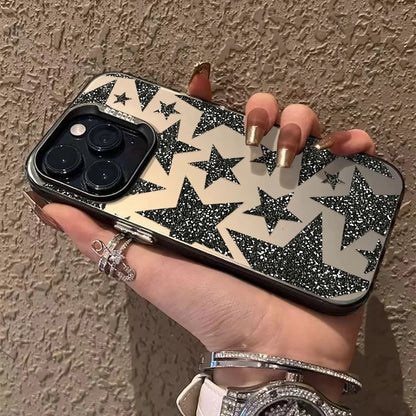 INS Star Phone Case For iPhone Pro Max Matte IMD Cover
