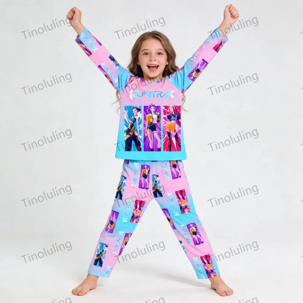 Pajamas Kpop Long Sleeve Sleepwear Pyjamas