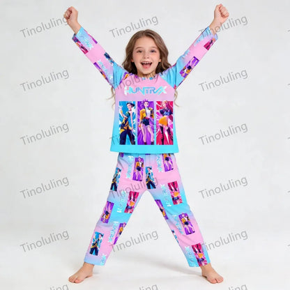 Pajamas Kpop Long Sleeve Sleepwear Pyjamas