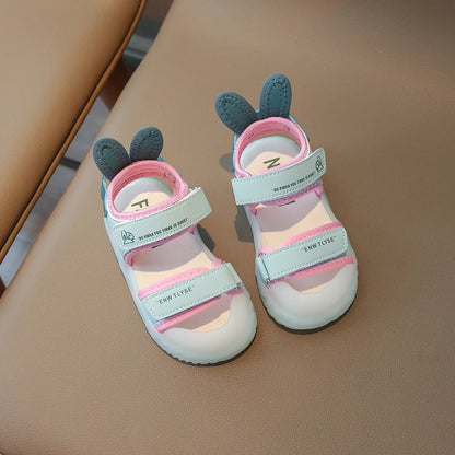 Cartoon Greenish Pink Soft Boys Girls Shoes