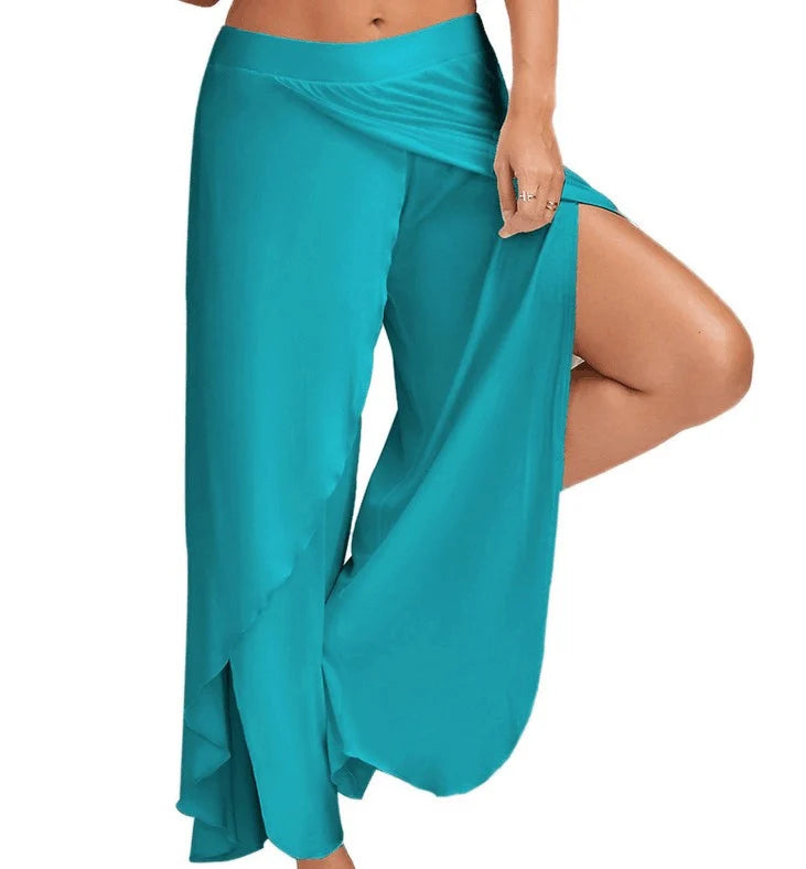 Pantalones anchos holgados para fitness, danza, yoga y otros deportes