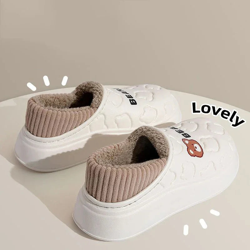 Waterproof Cotton Cotton Shoes Slipper