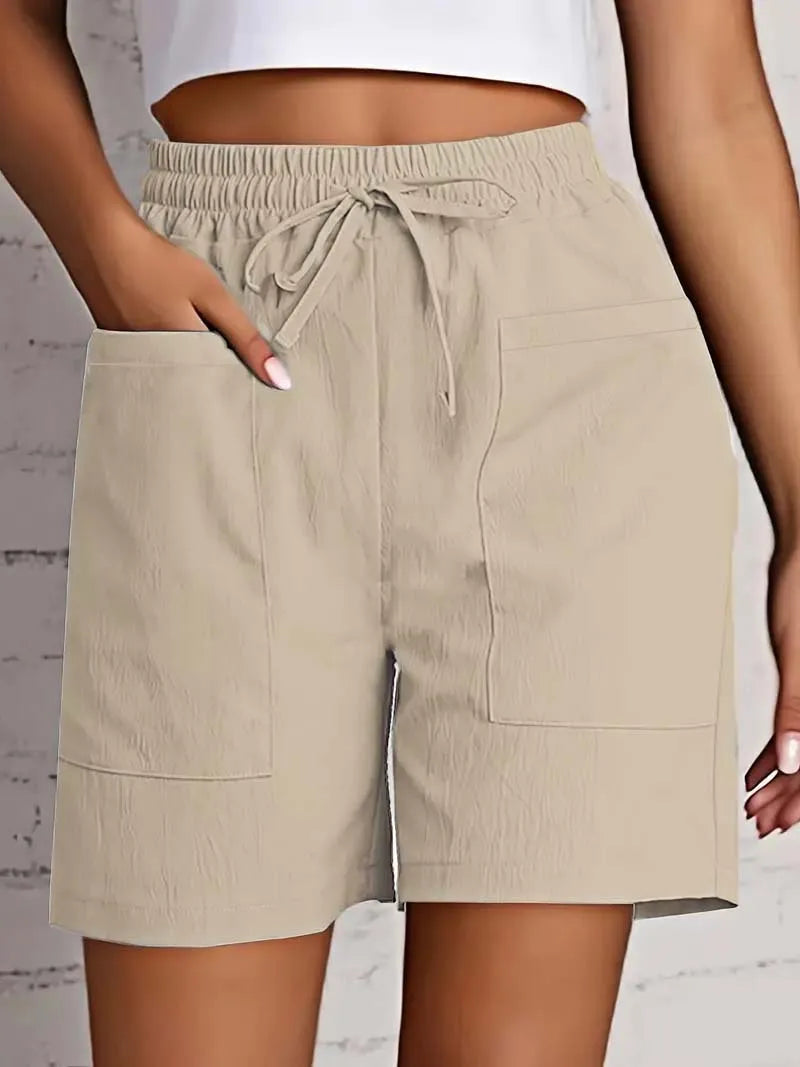 High Waist 4 Inch Loose Fit Casual Shorts