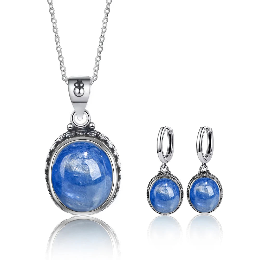 925 Sterling Silver Natural Labradorite Earrings