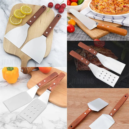 Stainless Steel Spatula and Grill Scraper