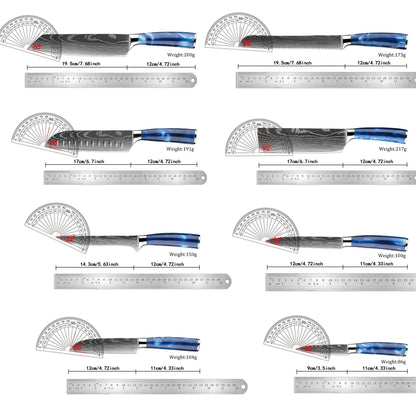 Stainless Steel Chef Knife Kitchen Knife Set