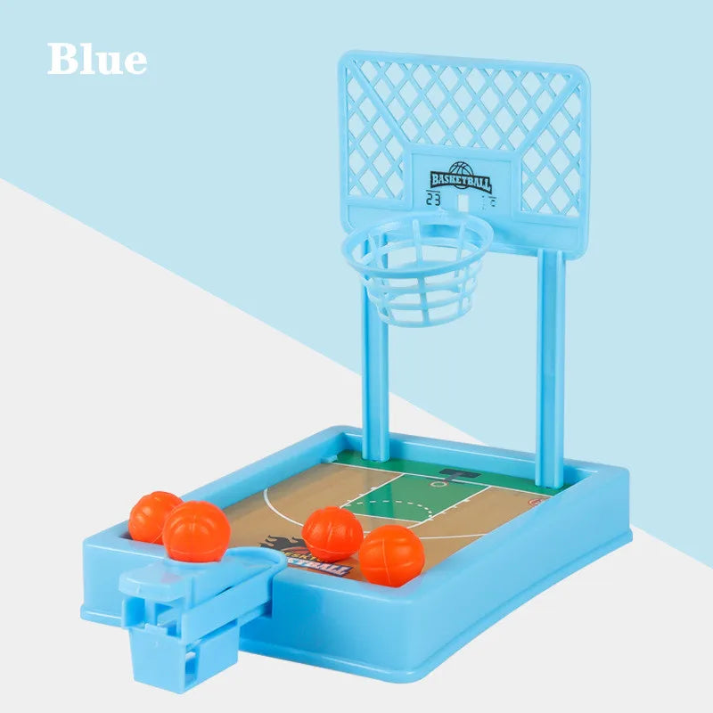 Mini Desktop Board Basketball Hoop Finger Shooting Machine Toys