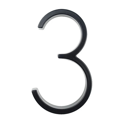 125mm Floating House Number Outdoor
