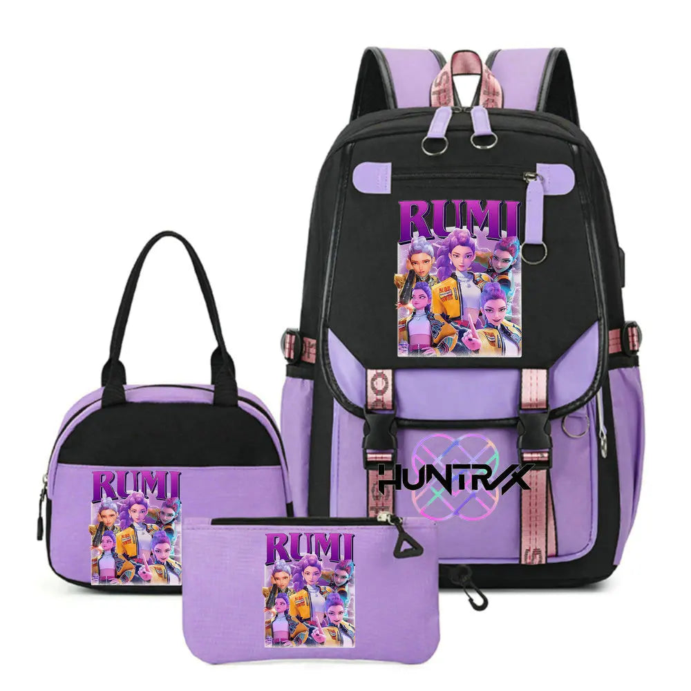 KPop Demon Hunters Backpack Schoolbag