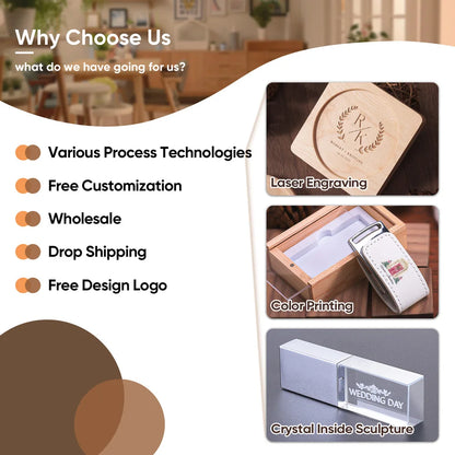 1PCS Solid Walnut Wood Coaster