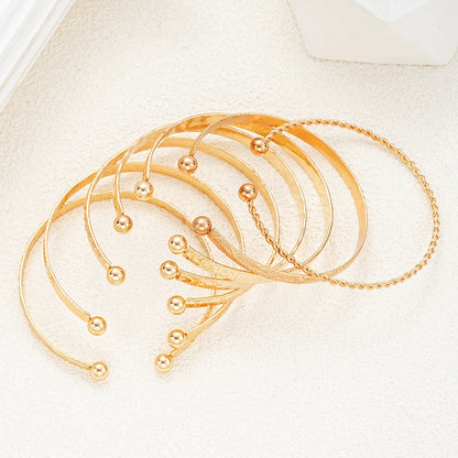 DANA 7 Pcs/Set Punk Gold Bracelets