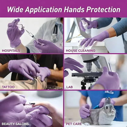 10-100PC Disposable Clove Nitrile Gloves Latex Gloves