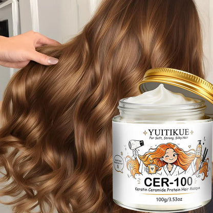 Protein Hair Mask 100g With Keratin & Ceramide Boost Hair Shine Damaged Hair Care