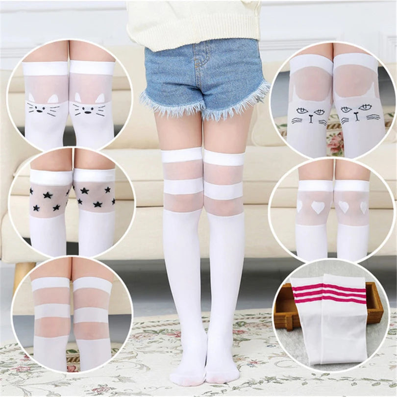 Summer over the knee high long socks