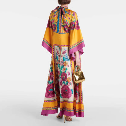 Ethnic Print Boho Long Dress