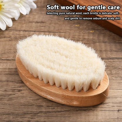 Wooden Handle Brush Baby Hair Brush