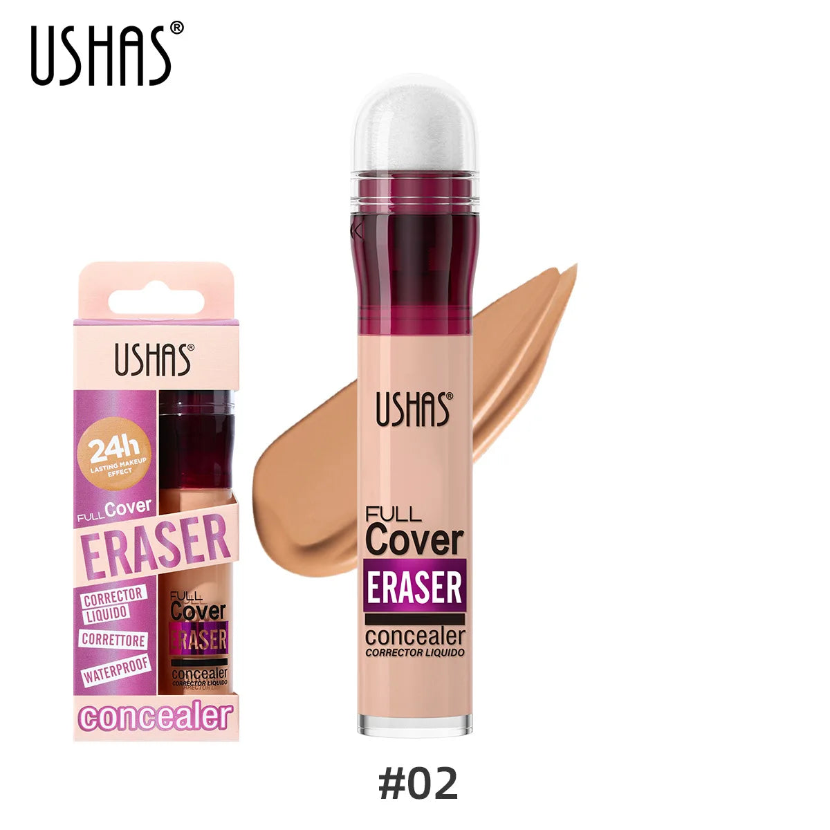 Facial Concealer Sponge Head Matte Liquid Foundation