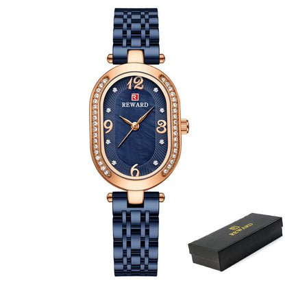 Exquisite Minimalist Luxury Stain Steel Waterproof Quartz Rose Gold Watches
