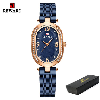 Exquisite Minimalist Luxury Stain Steel Waterproof Quartz Wristwatch