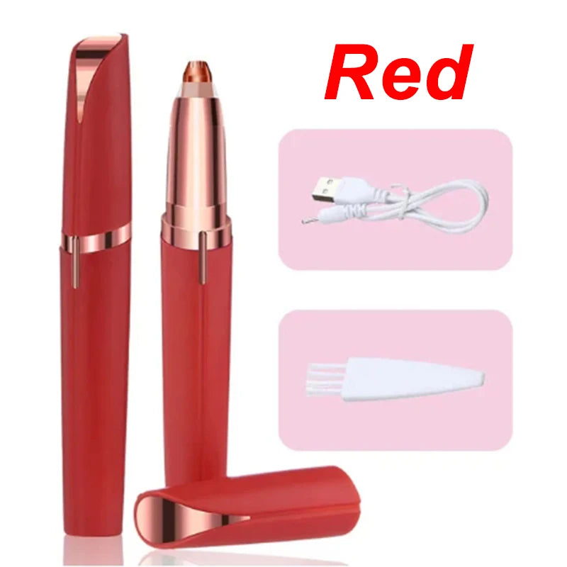 Electric Eyebrow Trimmer Eye Brow Shaper Pencil Face Hair Remover
