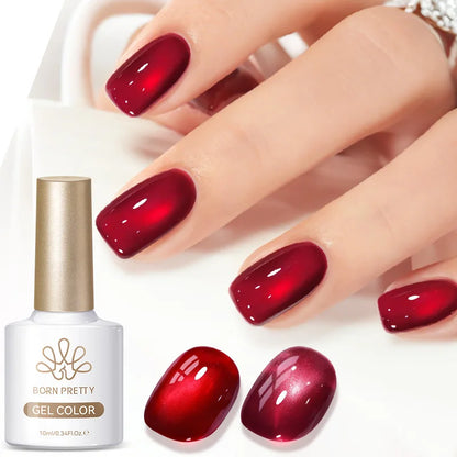 10ml Brown Purple Black Red Cat Magnetic Gel Polish Manicure Soak Off