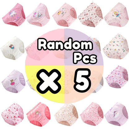 5/20 Pieces Girls Cotton Unicorn Cute Pets Cartoon Triangle Underwear