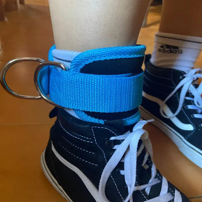 Cable Ankle Straps Double D-Ring Ankle Cuffs