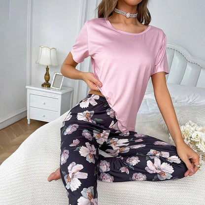 Cartoon Print Pajama Sleepwear Set