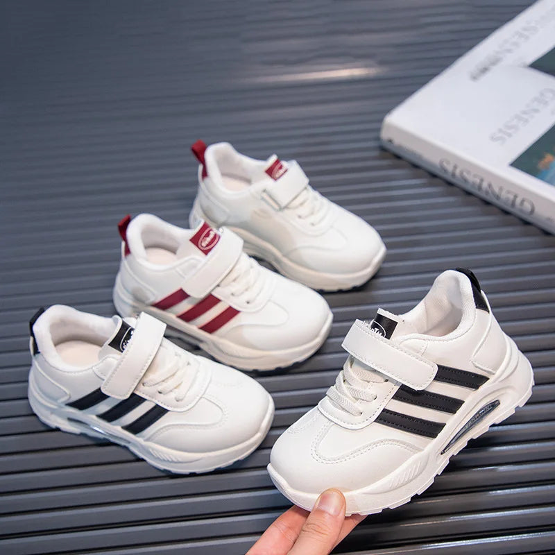 Fall Sport Patchwork Stripes Sneakers
