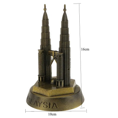 Metal Architecture Figurine World Famous Landmark Building