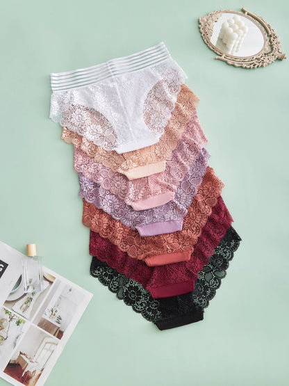 S-4XL plus size 3PCS sexy lace Lingerie
