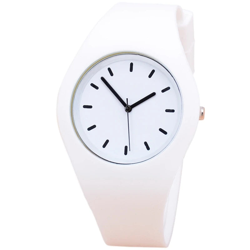 Silicone Strap Quartz Watch