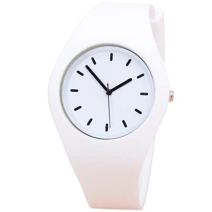 Silicone Strap Quartz Watch