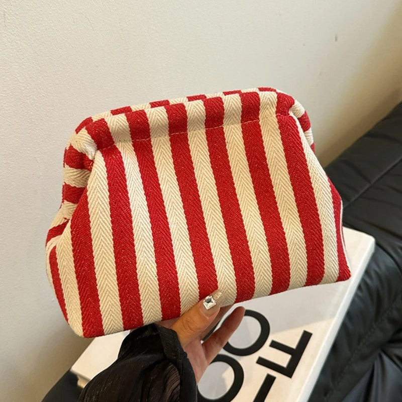 Woven Crochet Beach Clutch Dumpling Hobo Casual Handbags