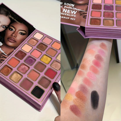 78 Colors Multi Makeup Palette with Brushes Matte Shimmer Eyeshadow Blush