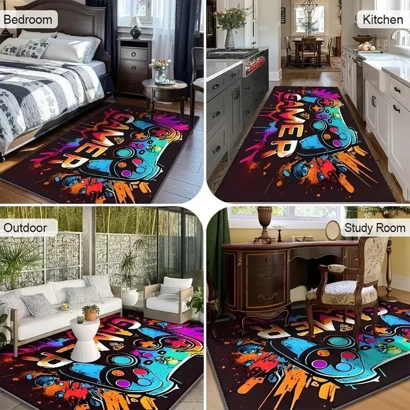 Cute Cartoon Cat Rug Play Mat