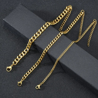 DANA 3.5-7MM Stainless Steel Chain Bracelets