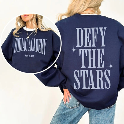 Solaria Sweater Licensed Zodiac Academy Merch Bookish Winter Sweatshirt Hoodies
