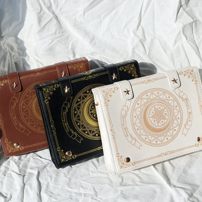 Korean Gothic Square Black Shoulder Bag