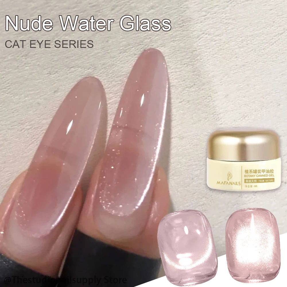 10ml/Bottle Ruby Red Cat Eye Gel Nail Polish Wine Red Cherry Dopamine Glitter Nail Gel