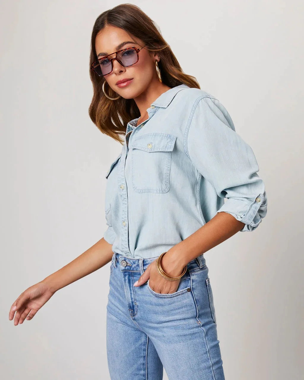Casual Loose Denim Oversized Shirts
