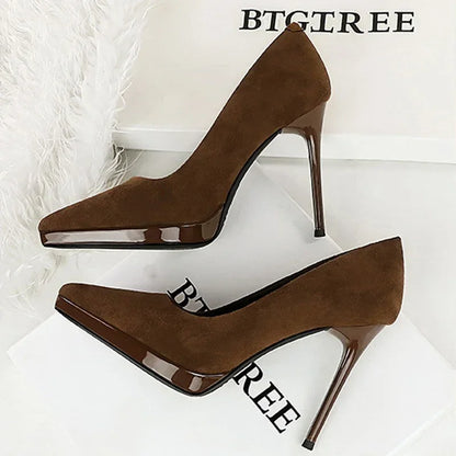 Thin Heels Elegant Wedding Shoes