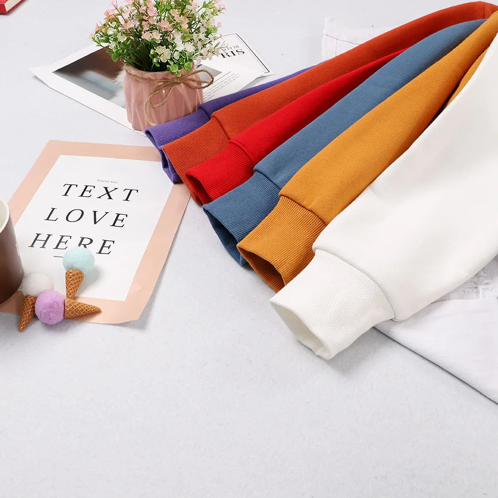 Casual Hip Hop Hoodie Happy Cat Pulloverar