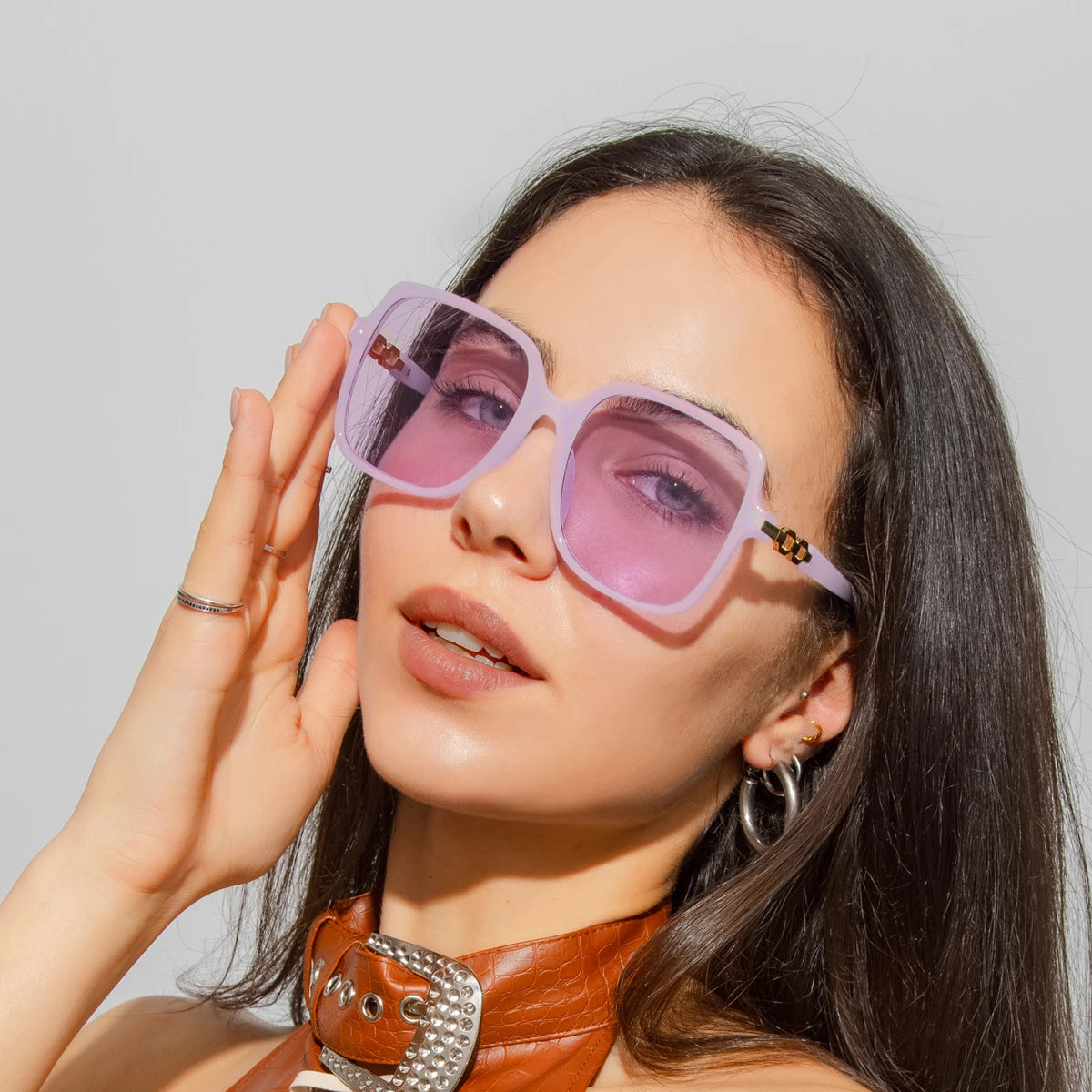 Square Cycling Big Frame Eyeglasses