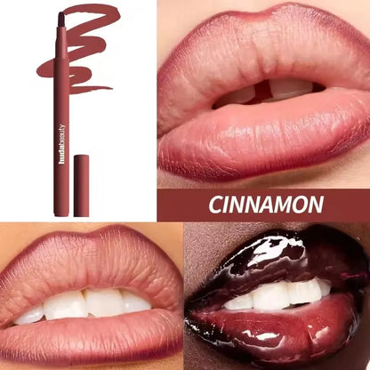 Velvet Brown Lip Liner Pencil Nude Matte Waterproof Non-stick Cup Cherry