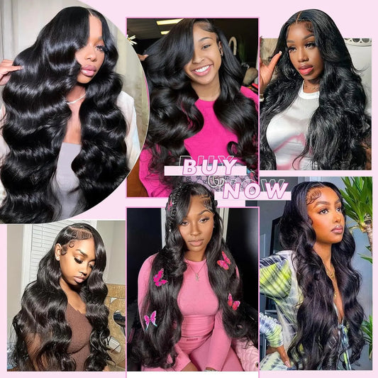 Wave Bundles 100% Human Hair Brazilian Weaving Extensions